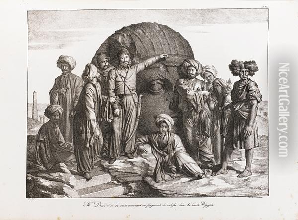 Voyage Dans Le Levant Oil Painting - Auguste, Comte De Forbin