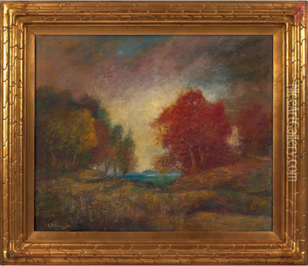 Autumn Landscape Oil Painting - Charles Hetherington