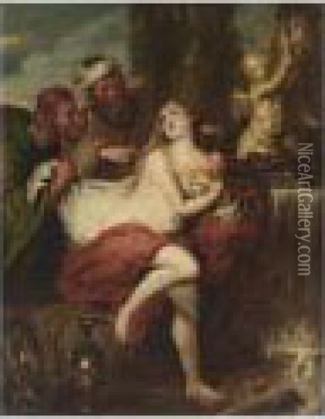 Susanna And The Elders Oil Painting - Peter Paul Rubens