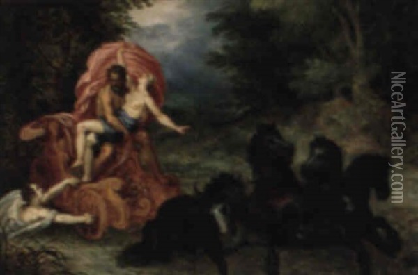 The Rape Of Proserpina Oil Painting - Hendrik van Balen the Elder