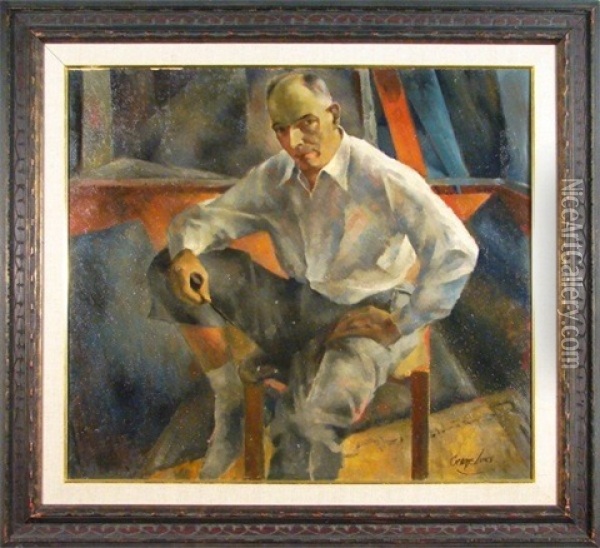 Portrait Of Jack Oil Painting - George Benjamin Luks