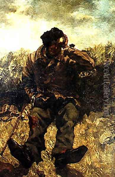 The Vagabond Oil Painting - Gustave Courbet
