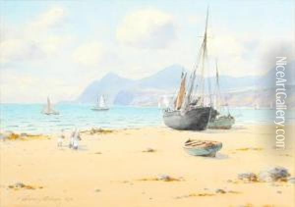 Nevin, North Wales Oil Painting - Warren Williams