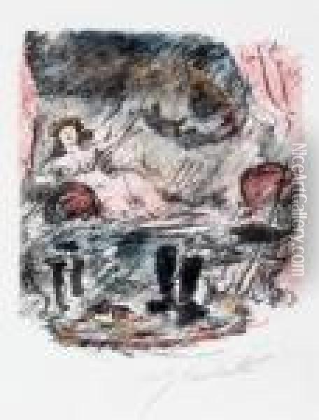 Wiedervereinigung Mit Der Zur Grafin Emporgestiegenen
Aline Oil Painting - Lovis (Franz Heinrich Louis) Corinth