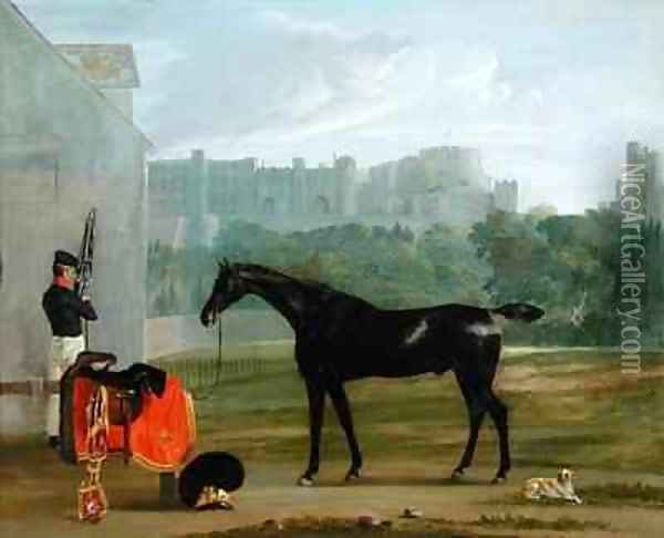 Outside the Guard House at Windsor Oil Painting - Edmund Bristow
