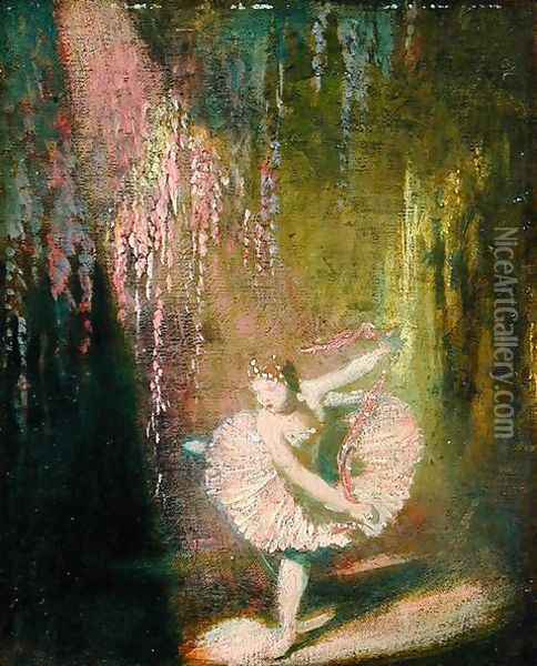 The Dance of the Sugar-Plum Fairy, 1908-9 Oil Painting - Glyn Warren Philpot