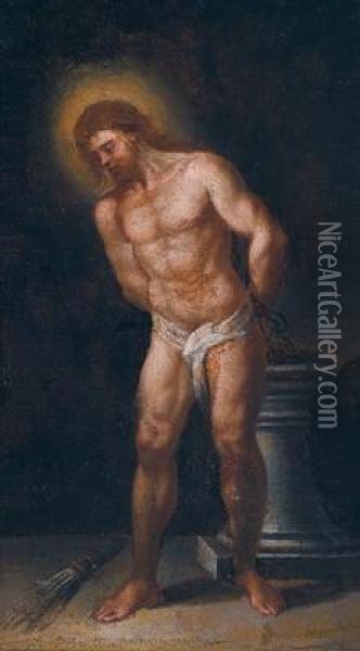 La Flagellazione Di Cristo Oil Painting - Annibale Carracci