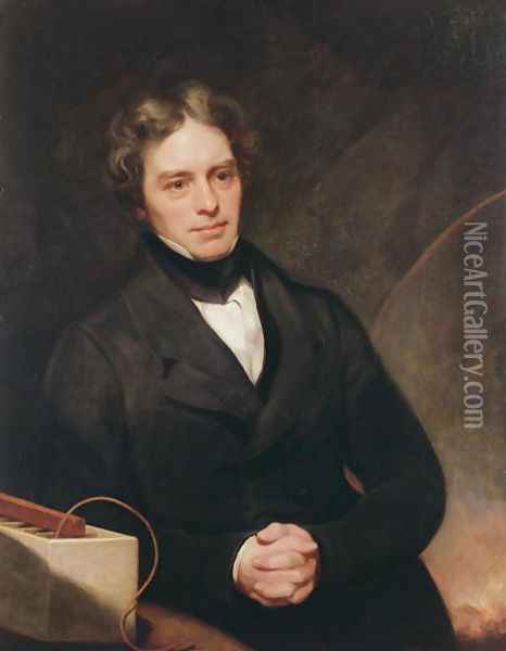 Portrait of Michael Faraday 1791-1867 1841-42 Oil Painting - Thomas Phillips