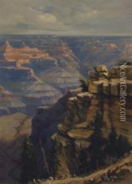 Grand Canyon Oil Painting - Christian A. Jorgensen