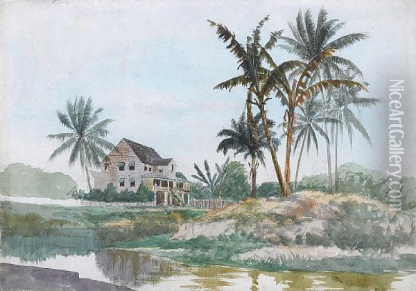 Jamaica Oil Painting - Robert Winter Fraser