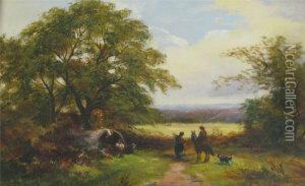 Of Derby Oil Painting - George Turner