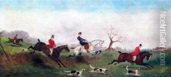 Hunting Scenes Oil Painting - Philip H. Rideout