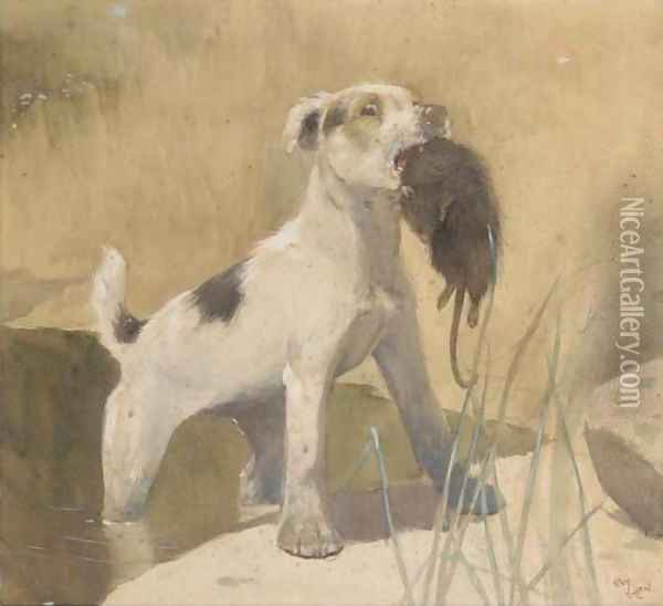 Country dog Oil Painting - Cecil Charles Aldin