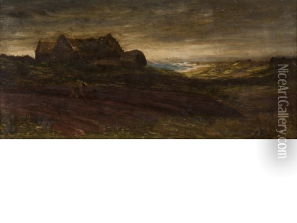 Connemara Oil Painting - Joseph Farquharson
