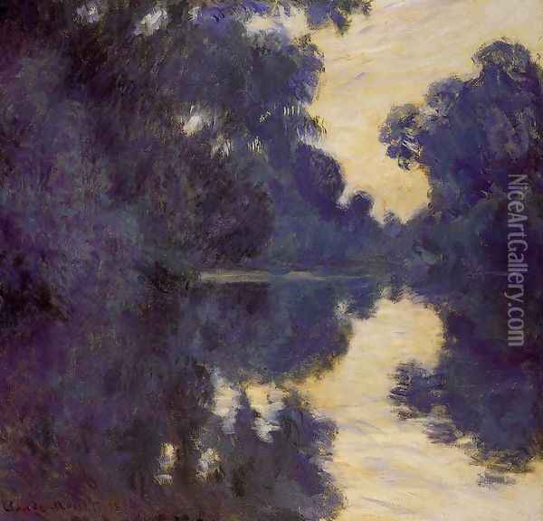 Morning On The Seine4 Oil Painting - Claude Oscar Monet