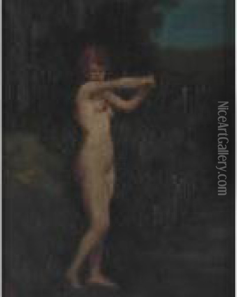 Nude Oil Painting - Arthur Bowen Davies