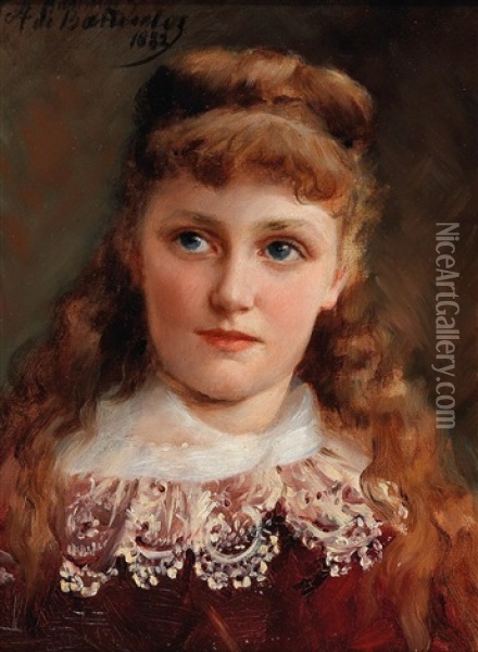 Portrait Of The Countess De Cherchedegne Oil Painting - Antonia De Banuelos-Thorndike
