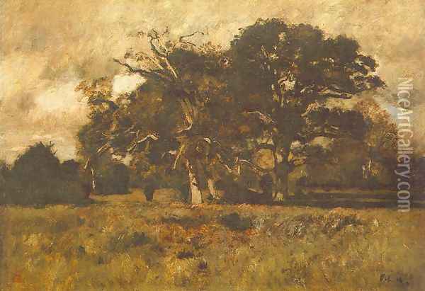 Wind of October 1876 Oil Painting - Laszlo Paal