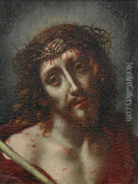 The Man Of Sorrows Oil Painting - Carlo Dolci