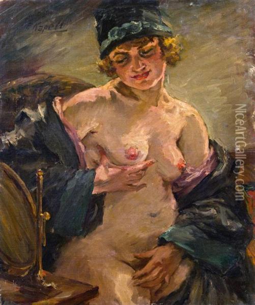 Damenakt Oil Painting - Paul Kapell