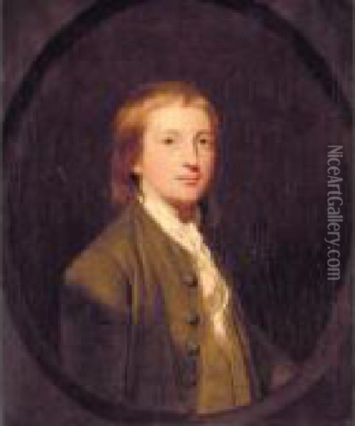 Portrait Of Francis Godolphin Osborne, 5th Duke Of Leeds (1751-1799) Oil Painting - Sir Joshua Reynolds