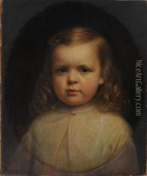 Portrait Of Gilbert Stuart Wheeler Oil Painting - William R. Wheeler