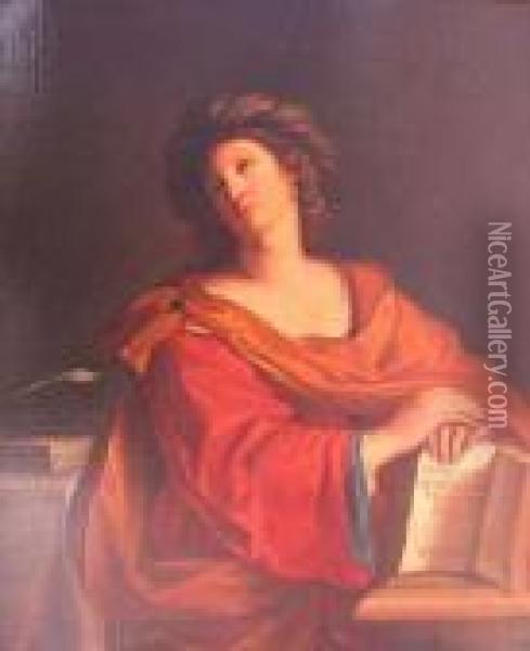 The Persian Sybil Oil Painting - Guercino