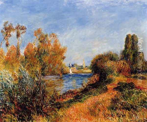 The Seine At Argenteuil Oil Painting - Pierre Auguste Renoir