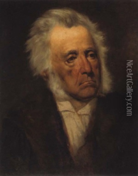 Portrat Arthur Schopenhauer Oil Painting - Hans Canon