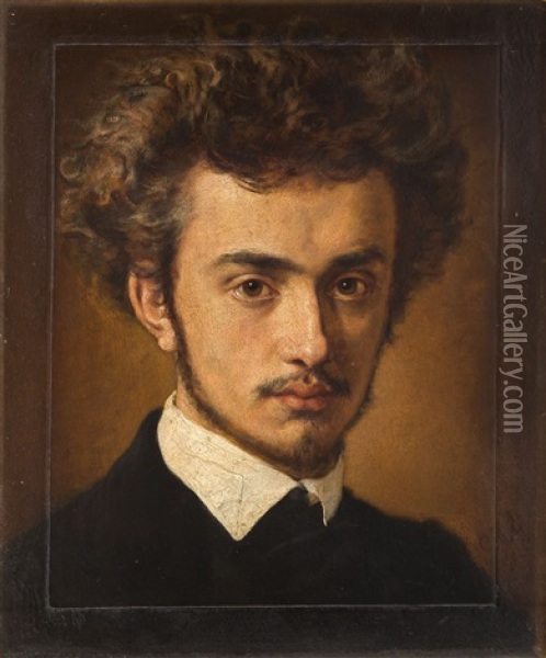 Antoni Serafinski Portrait Oil Painting - Jan Matejko