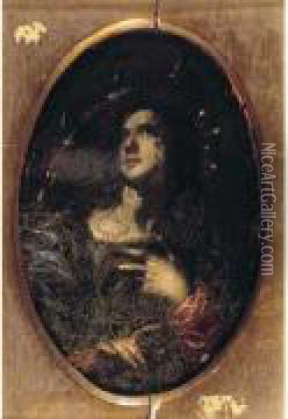 Sainte Catherine D'alexandrie Oil Painting - Joseph Heinz I