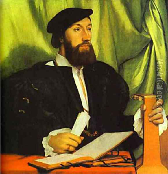 Portrait Of Sir Thomas More 1527 Oil Painting - Hans Holbein the Younger