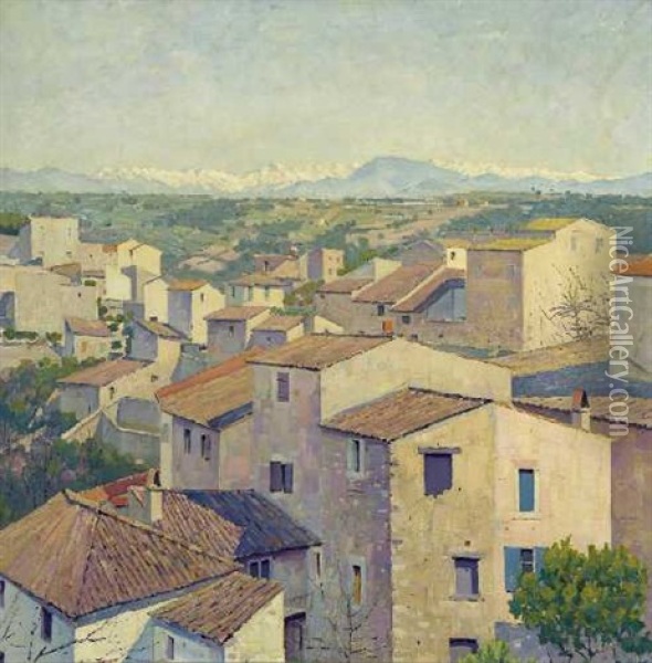 Cagnes Sur Mer Oil Painting - Siegfried Mackowsky