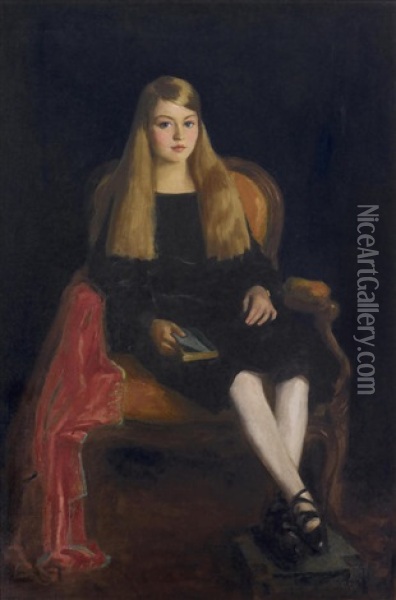 Portrait Of Marcia Ann M. Tucker Oil Painting - Robert Henri