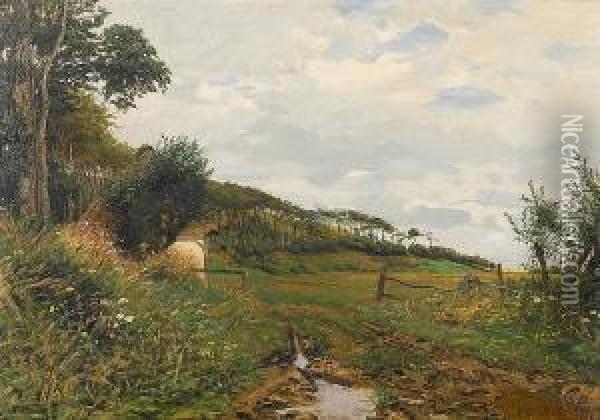 The Trodden Path Oil Painting - Eduard Spoerer