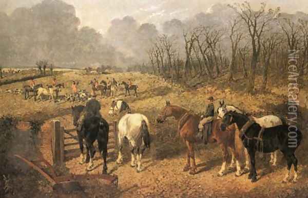 The End Of The Day Oil Painting - John Frederick Herring Snr