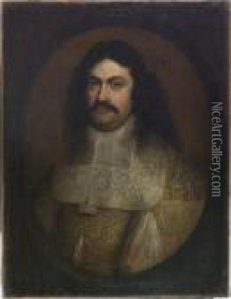 Portrait De Ranuccio Ii Farnese, Duc De Parme Et De Plaisance Oil Painting - Justus Sustermans