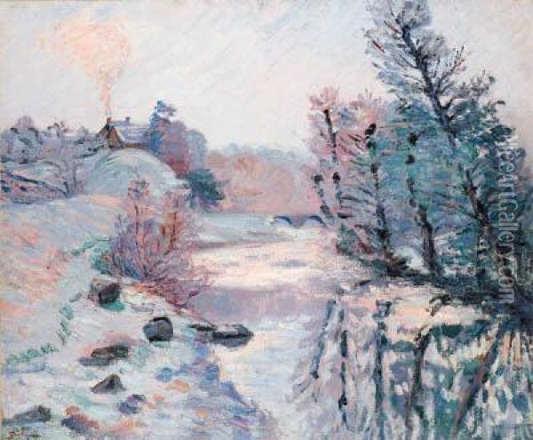 Guillaumin, A. Oil Painting - Armand Guillaumin