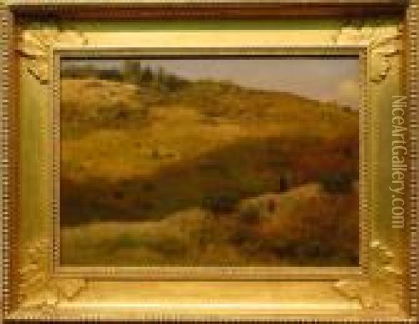 Hillside, Hesse-cassel, Germany Oil Painting - Albert Bierstadt