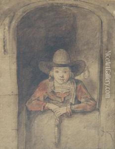 Agaared, Hijo De Rembrandt Oil Painting - Cornelis Ploos Van Amstel