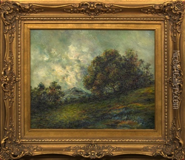 Mountain Landscape Oil Painting - Newton Alonzo Wells