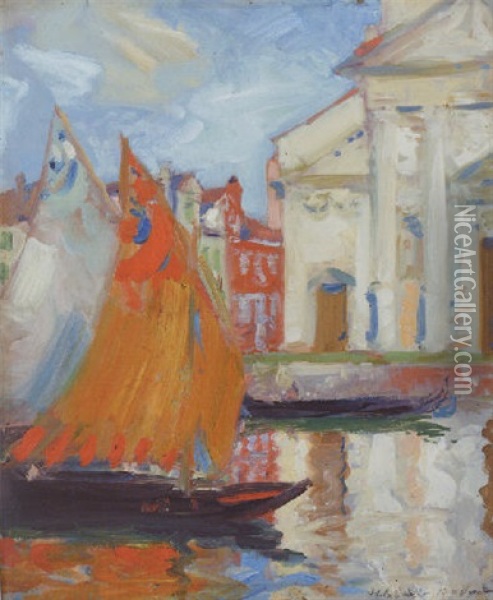 Venice Oil Painting - Francis Campbell Boileau Cadell