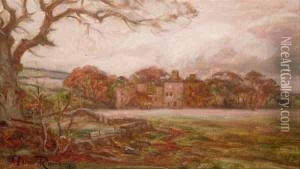 Edgell Castle Angus Oil Painting - Allan Ii Ramsay
