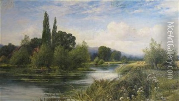 Mapledurham Oil Painting - Henry John Kinnaird