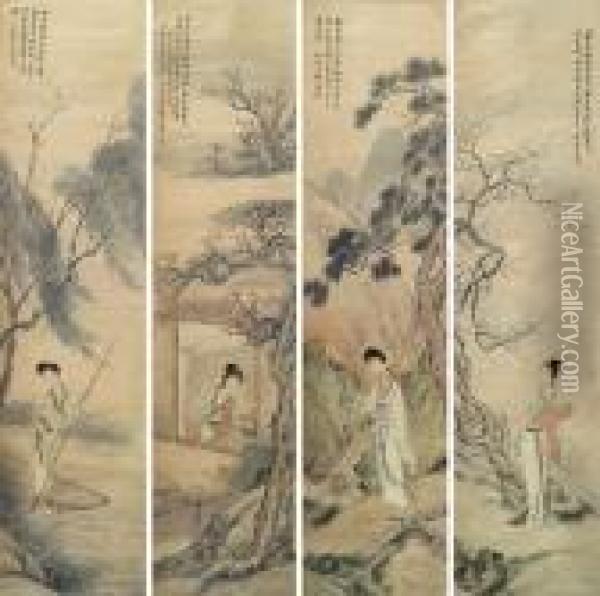 Lady Oil Painting - Pan Zhenyong