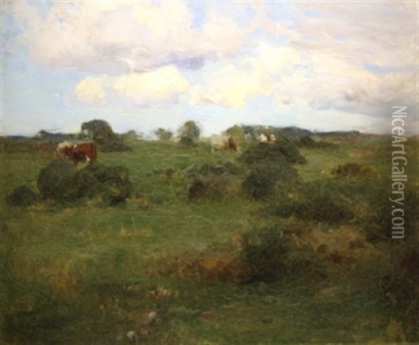 Pastoral Landscape Malahide Oil Painting - Walter Frederick Osborne