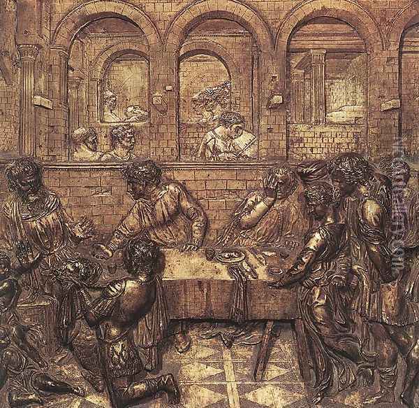 Herod's Banquet Oil Painting - Donatello
