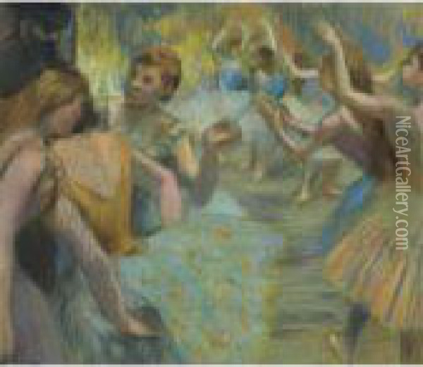 Le Ballet Oil Painting - Edgar Degas