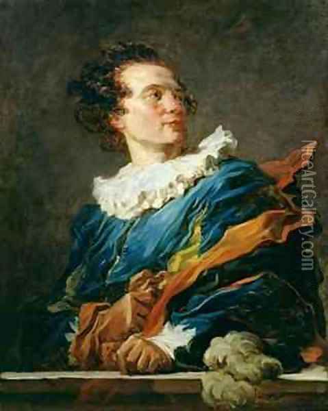 Figure of Fantasy Portrait of the Abbot of Saint Non 1727-91 Oil Painting - Jean-Honore Fragonard
