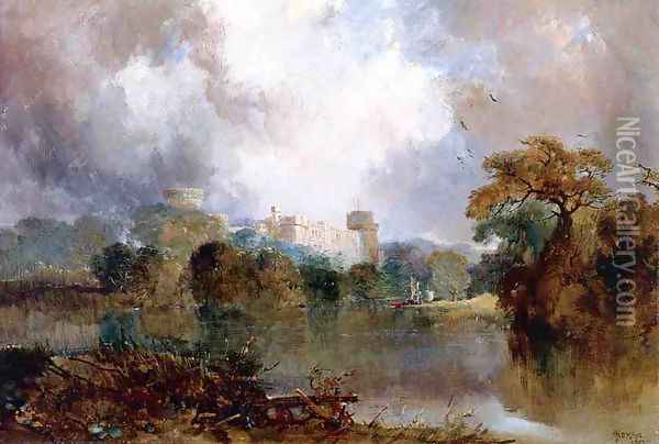 Windsor Castle I Oil Painting - Thomas Moran